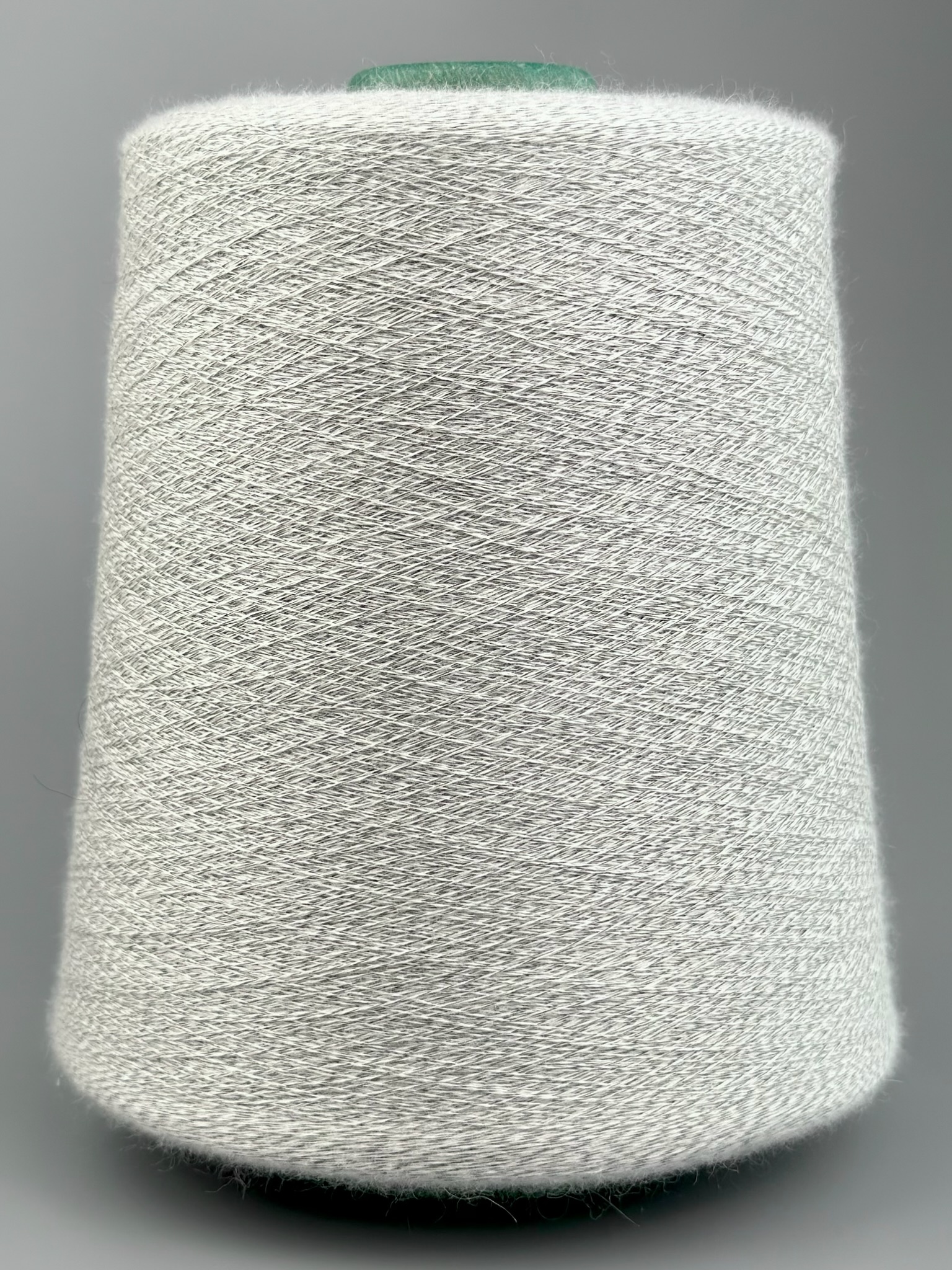 Art. Superflex Nm 2/80 – Kaschmir-Stretchgarn, col. Eisgrau Mélange | Zimpfer Wolle Selezione foto 2